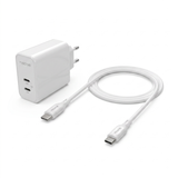 Pack Mophie Essentials 67W USB-C PD + Câble USB-C vers USB-C – Blanc