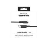 Mophie Essentials Câble USB-C vers USB-C 1 m Noir