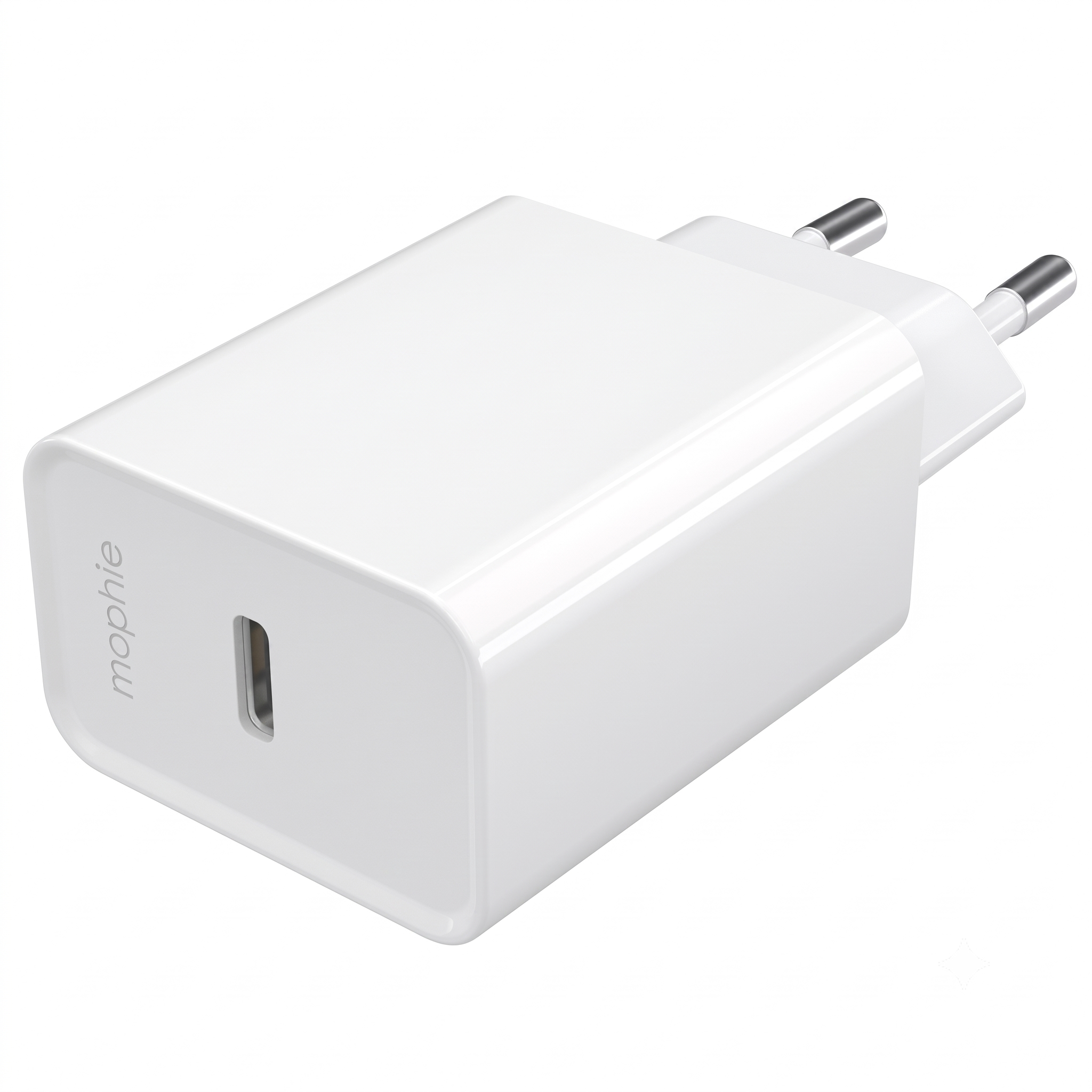 Mophie Essentials 20W USB-C PD Wall Adapter Blanc