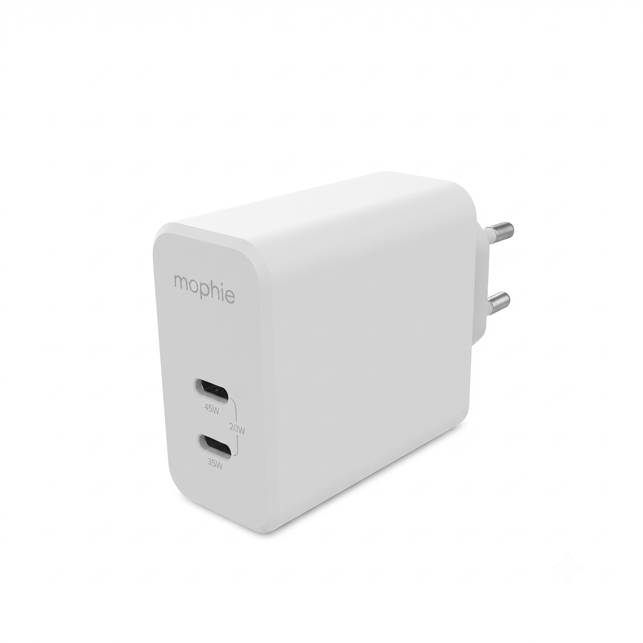Mophie Essentials 67W USB-C PD Wall Adapter Blanc