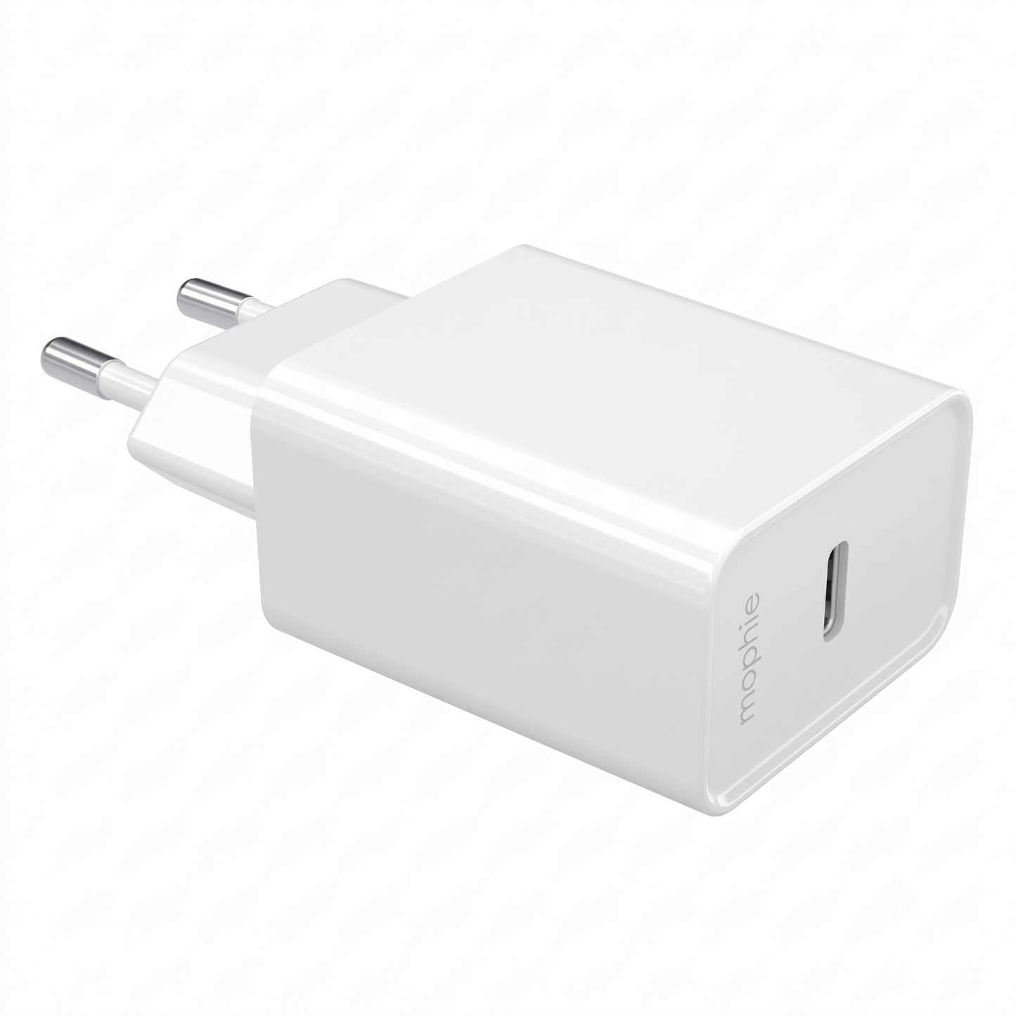 Mophie Essentials 30W USB-C PD Wall Adapter Blanc